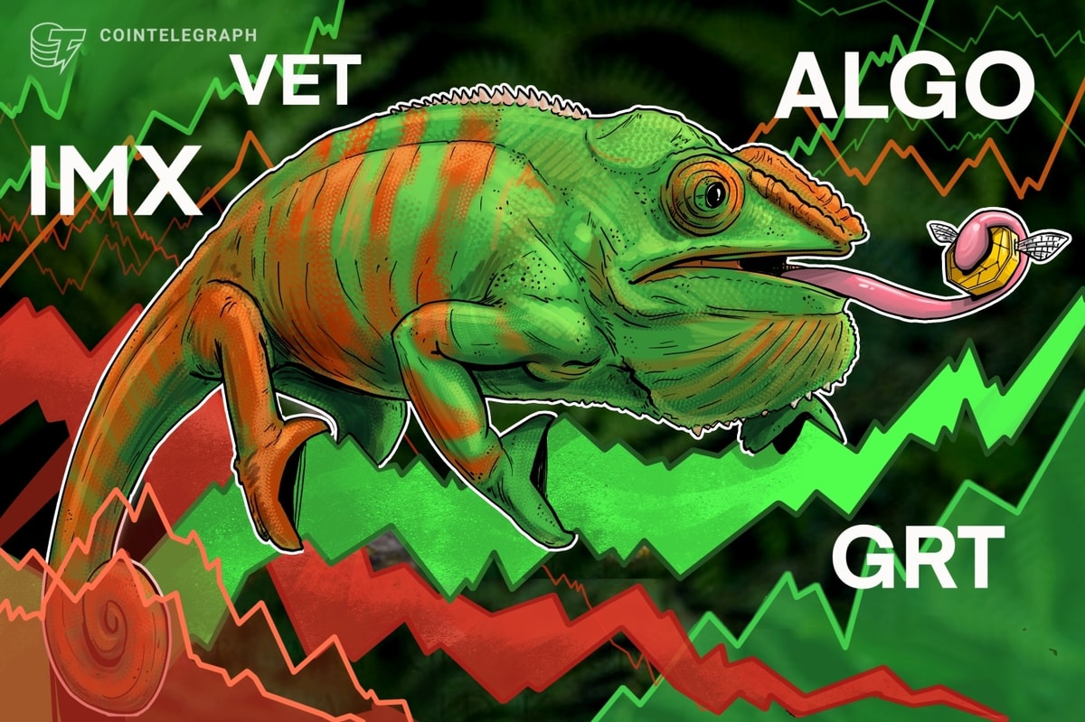 VET, IMX, GRT and ALGO show bullish setups as Bitcoin trades above $37K