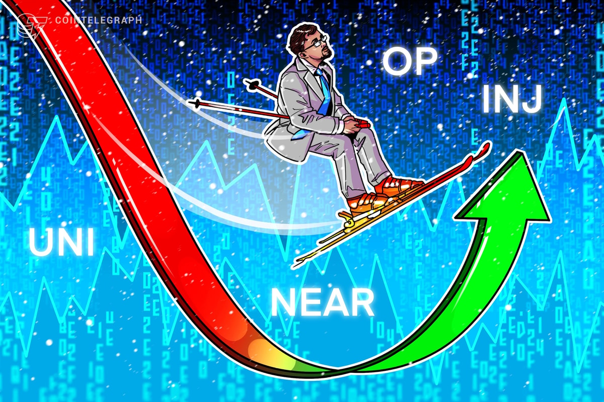 Bitcoin price stalls as UNI, NEAR, OP and INJ project bullish price action in 2024