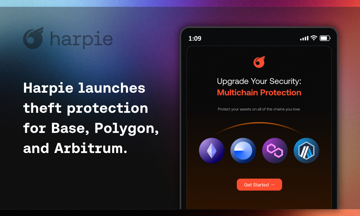 Crypto Security Tool Harpie Expands Theft Protection to Three New Blockchains
