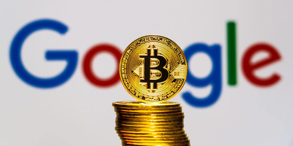 Bitcoin, Ethereum Price Charts Return to Google Search