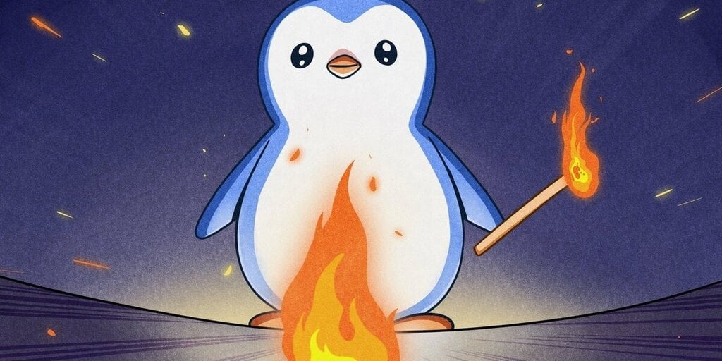 PENGU Price Falls as Pudgy Penguins Burn Over $150 Million in Solana Tokens