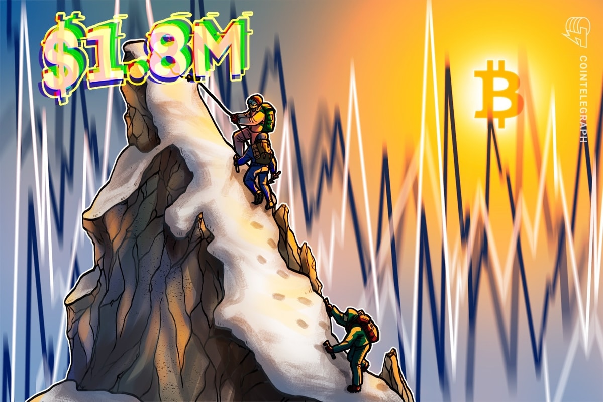 Bitcoin still on track for $1.8M in 2035, says analyst