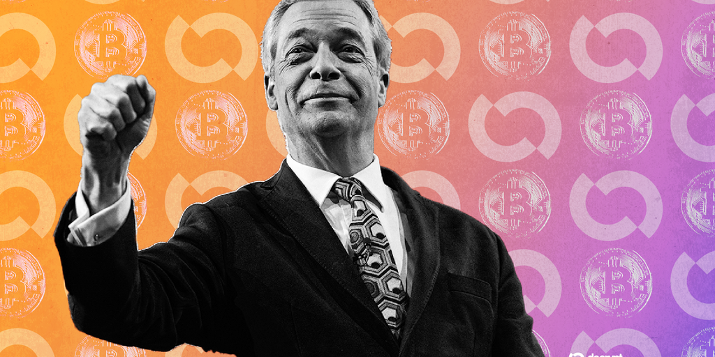 Nigel Farage Pledges to Slash Crypto Capital Gains, Force UK Bitcoin Reserve