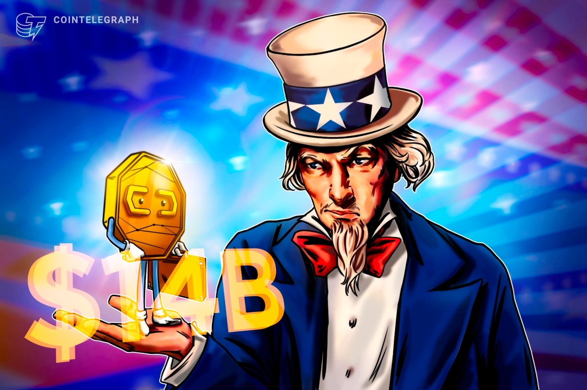 US Gov’t Seeks to Add $14B to Crypto Reserves as Part of Forfeiture Case